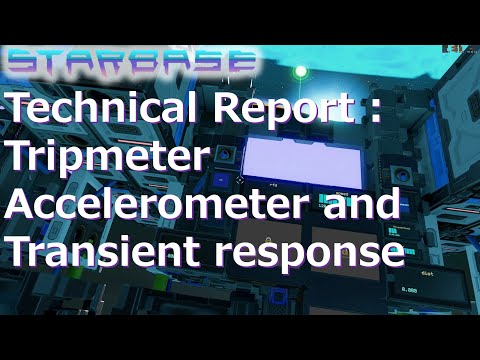【Starbase】技術報告: 走行距離計, 加速度計と過渡応答の性質